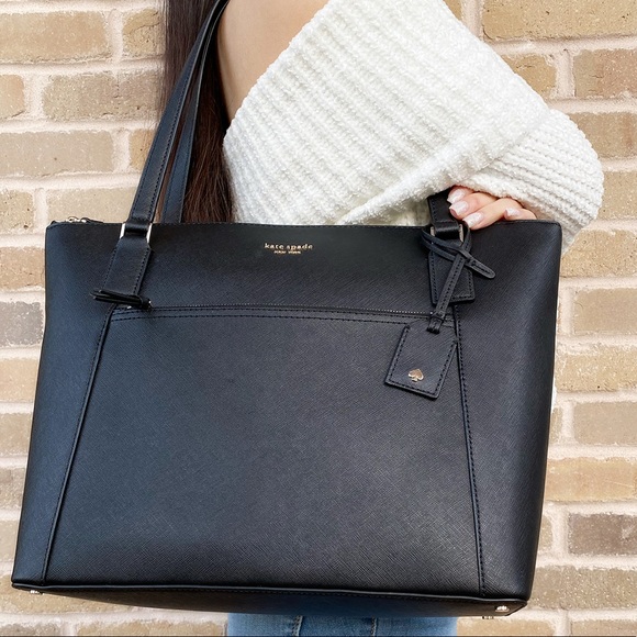Gaby’sBags👜💕-Kate spade large tote black - Picture 4 of 5